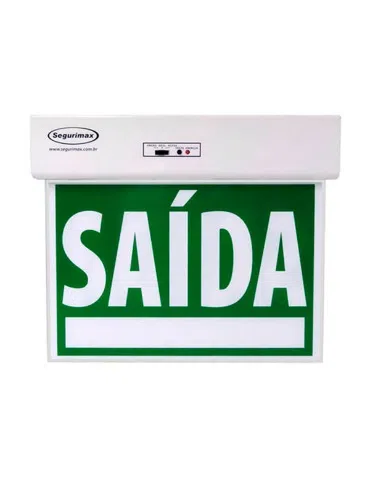 Sinalização de Saída de Emergência STANDARD Dupla Face