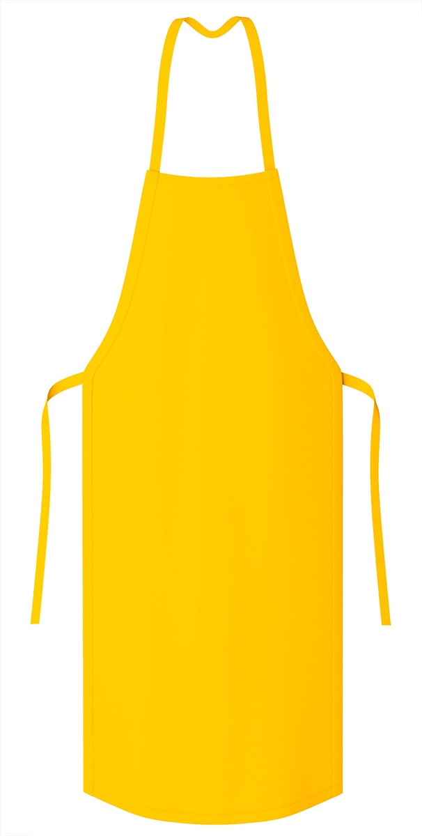 Avental de Segurança Químico Amarelo Vértice Nylon Emborrachado 100% Impermeável 1,20 X 0,70