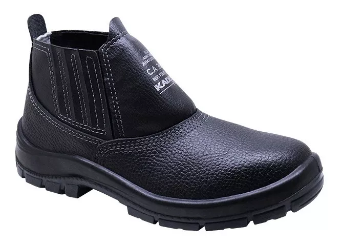 Bota Botina Masculino Para Trabalho Com Biqueira PVC