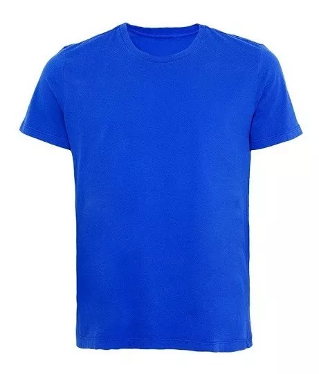 Camiseta de Malha Fria I Manga Curta | Azul Royal