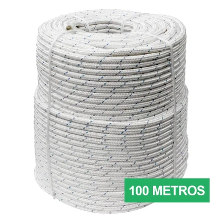 Corda de Nylon NR 18 Bombeiro 12MM Rolo com 100M