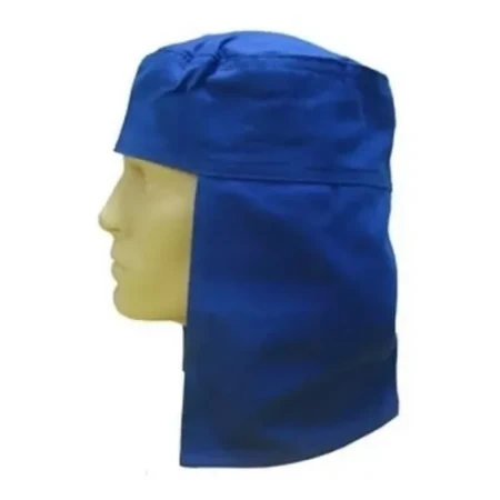 Touca de Brim Soldador Árabe Legendário Proteção Sol I Azul Royal