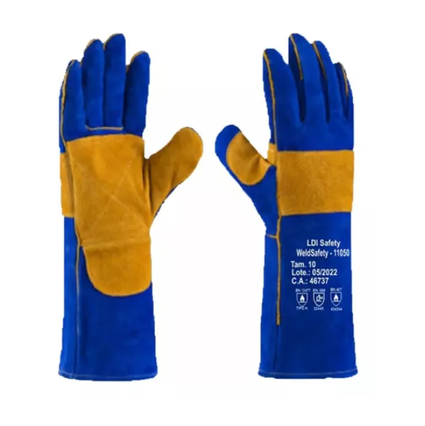 Luva de Couro para Solda LDI Weldsafety 11050 – CA 46737