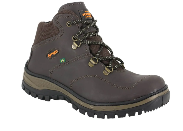 Bota Adventure Unissex PS-410 em Couro – Botas Ecosafety