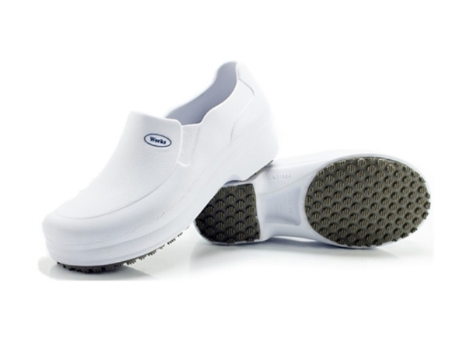 Calçado Profissional Soft Works BB65 Branco – EVA Antiderrapante | NR-32 | Impermeável