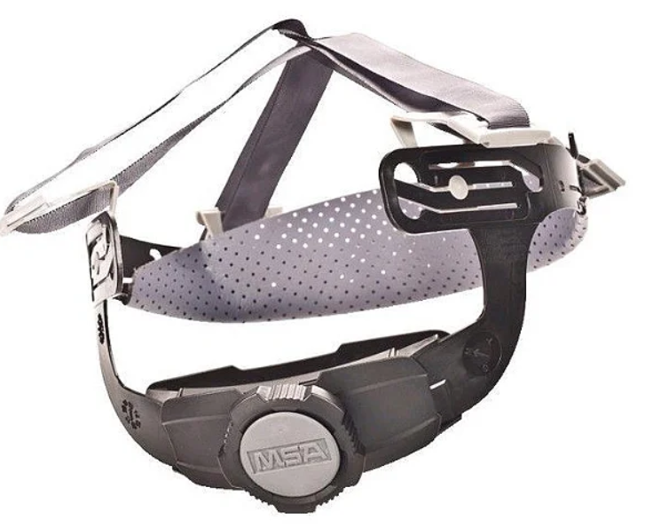 Carneira MSA com Catraca Fas-Trac III e Jugular – Para Capacete V-Gard