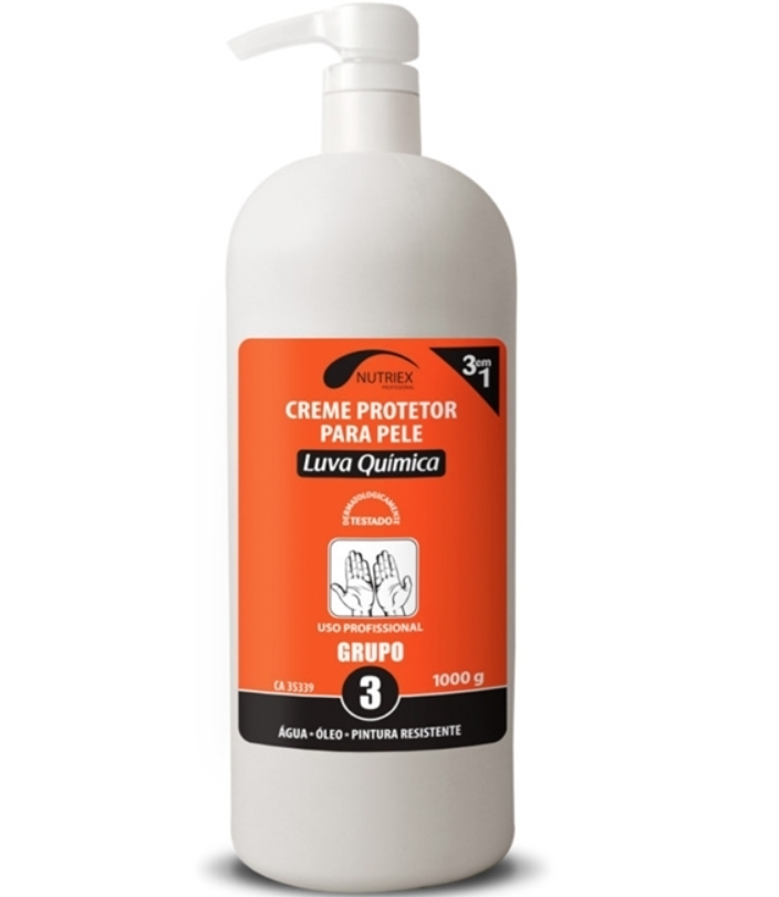 Creme Protetor Luva Química Nutriex Grupo 3 1000g