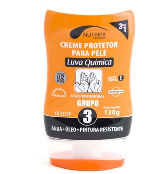 Creme Protetor Luva Química Nutriex Grupo 3 120g