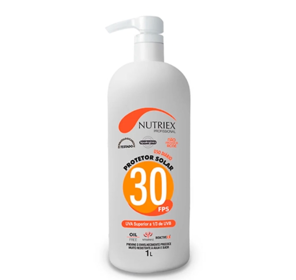 Creme Protetor Solar Fator 30 Nutriex 1L