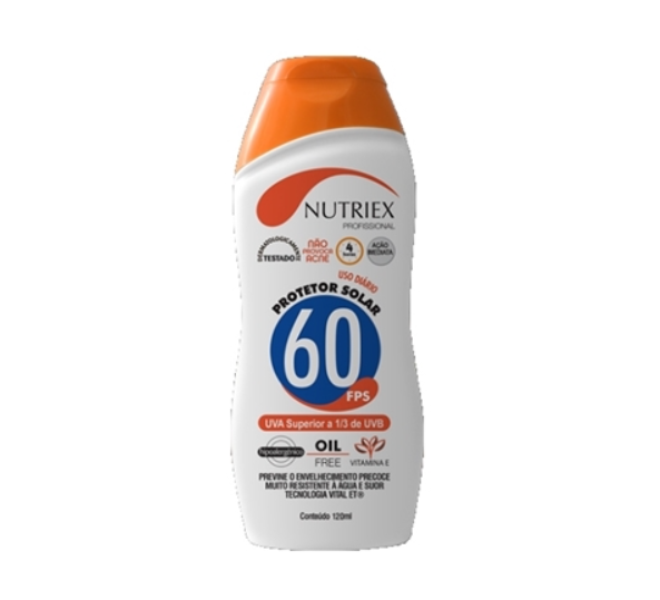 Creme Protetor Solar Fator 60 Nutriex 120ml