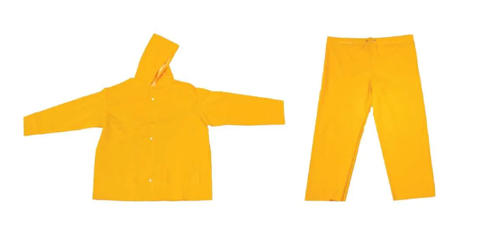 Conjunto Capa de Chuva PVC Forrado