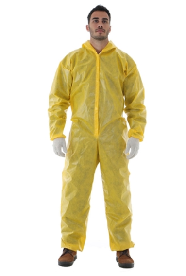 Macacão de Segurança Tychem Amarelo