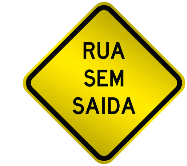 Placa de Sinalização A45 – Rua Sem Saída
