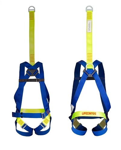 Cinturão de Segurança Paraquedista com 1 Ponto Dorsal e Extensor para Trava-Quedas | CA 48831