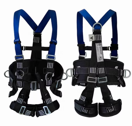 Cinturão de Segurança Paraquedista 5 Pontos com Ponto Abdominal para Resgate | Acolchoado | CA 45468