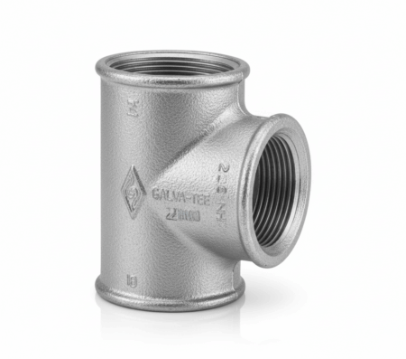 Tê Galvanizado x 90º