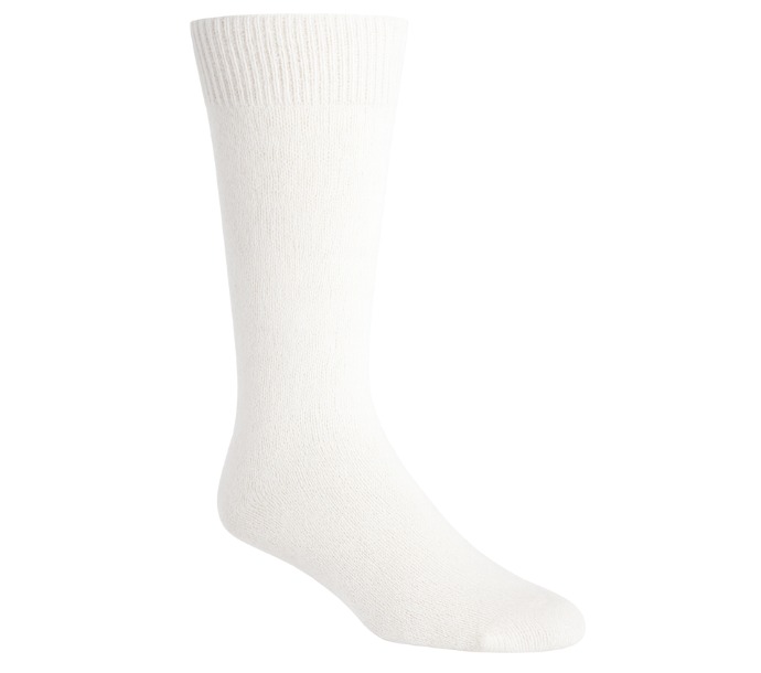 Meião Térmico de Lã Branco