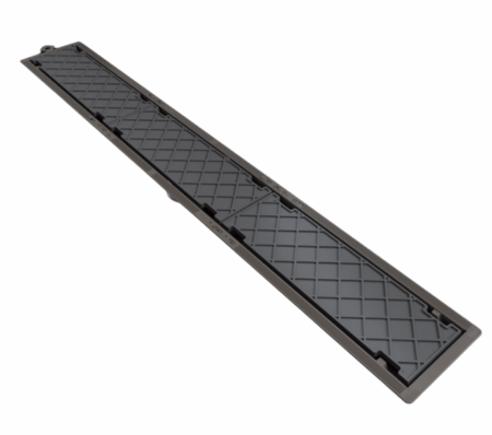 Ralo Linear PVC Seco 75 cm – Saída Central Oculto