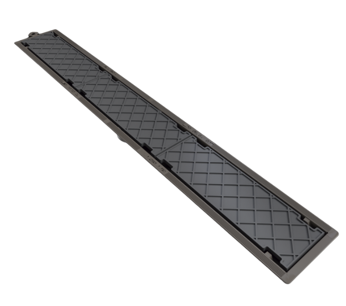 Ralo Linear PVC Seco 75 cm – Saída Central Oculto
