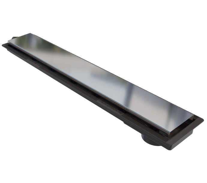 Ralo Linear PVC Seco 50 cm – Acabamento Polido