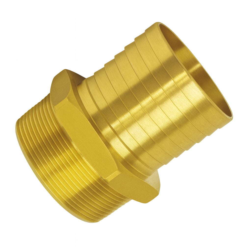 Espigão Fixo Macho 3" e 4" NPT – Comprimento 110 mm (Várias Medidas de Mangueira)