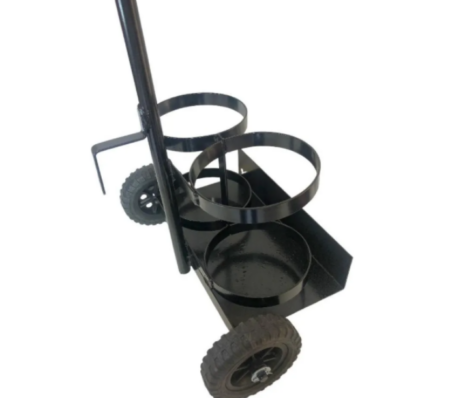 Carrinho para PPU – Modelos CAR 01 e CAR 02 (Transporte de 2 Cilindros)