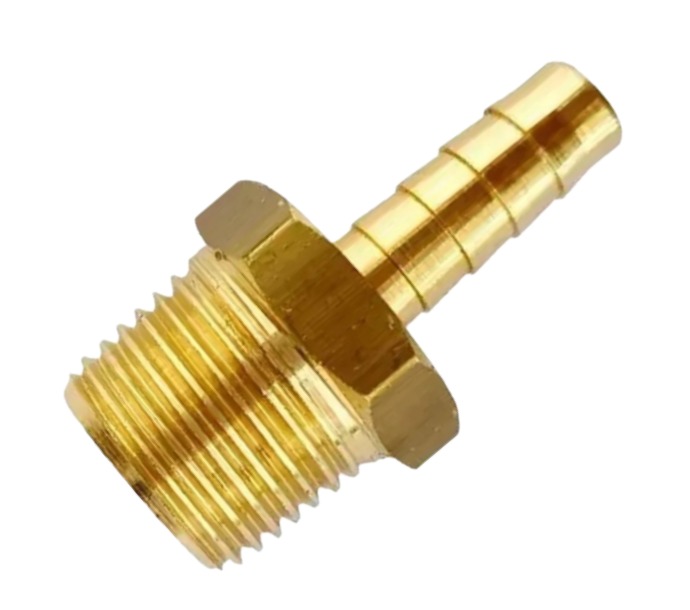 Espigão Fixo Macho 2 NPT – Comprimento 110 mm (Várias Medidas de Mangueira)